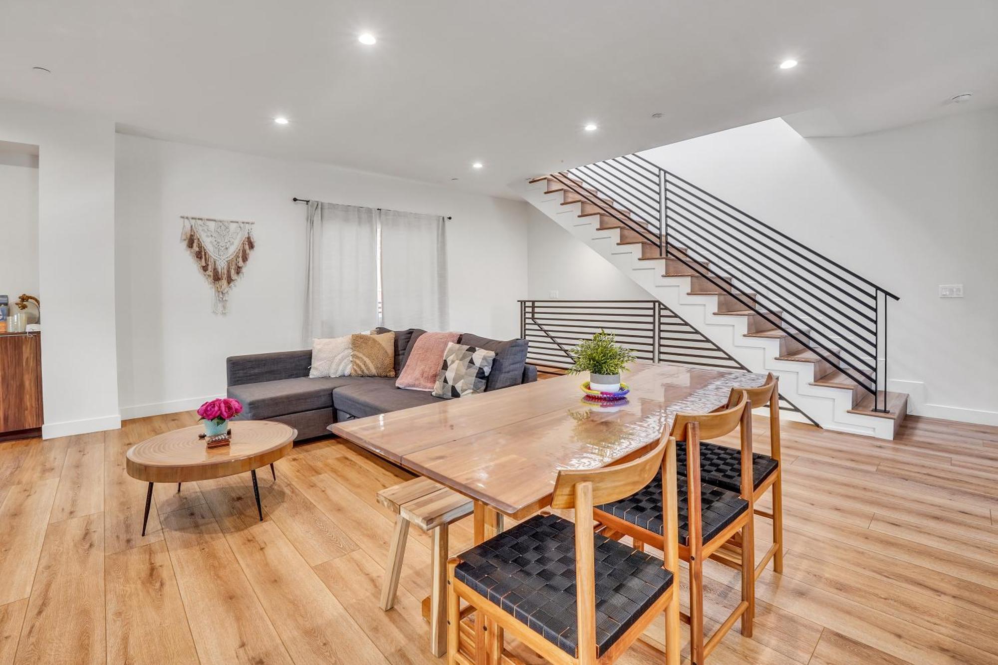 Luxurious Townhome W/3 Master Suites Gated Parking Los Angeles Bagian luar foto